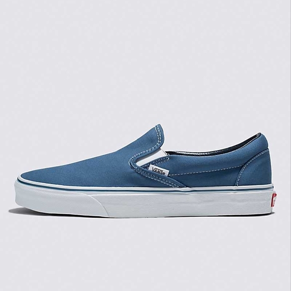 Vans Shoes - Vans Blue Slip-On Women's Shoes